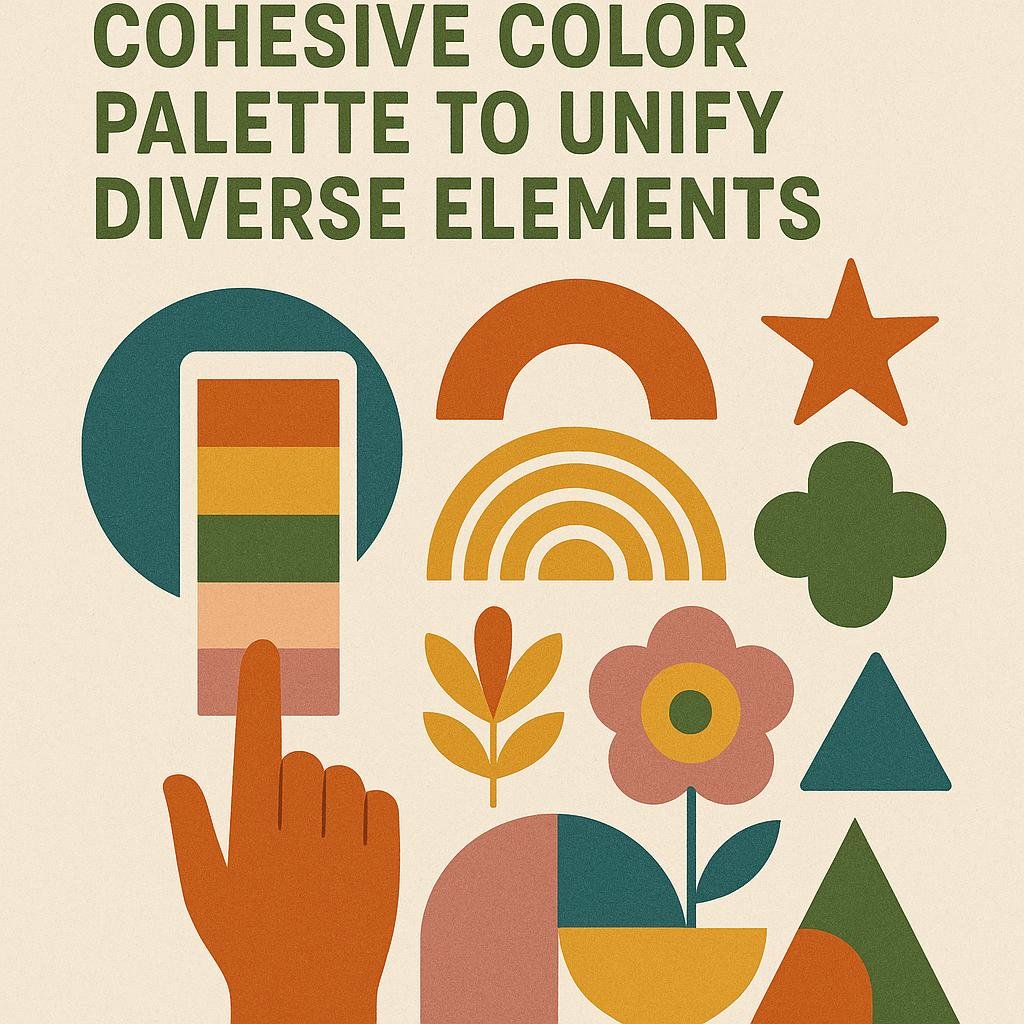 Choosing a Cohesive Color Palette to Unify Diverse Elements