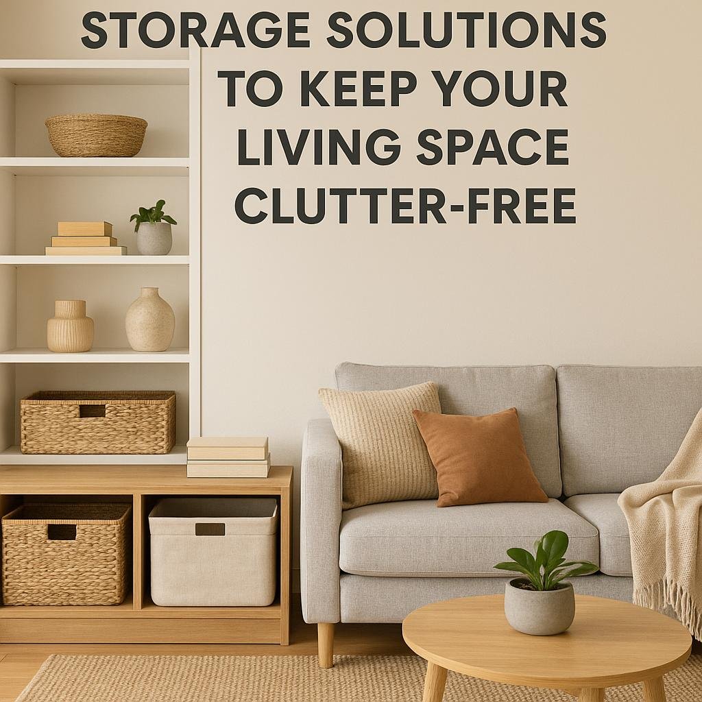 Smart ‍Storage Solutions to Keep Your Living Space Clutter-Free