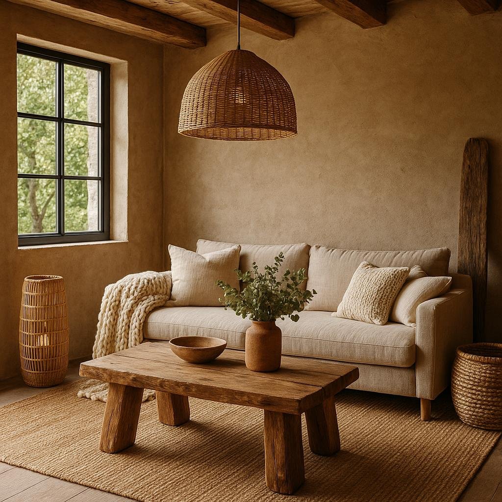 Incorporating Natural Materials for a​ Cozy‍ and ⁣Eco-Kind Vibe