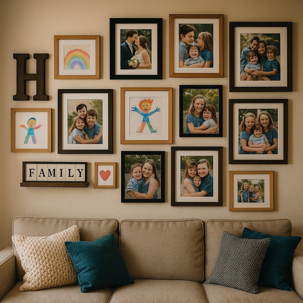 Creative Gallery Walls to⁣ Showcase Your ‍Family Memories
