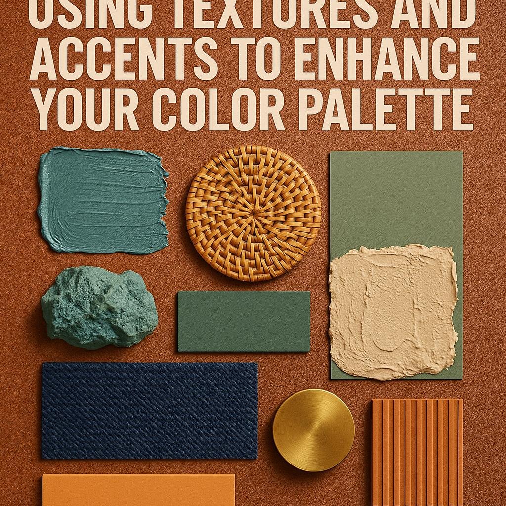 Using Textures and Accents to enhance Your Color Palette