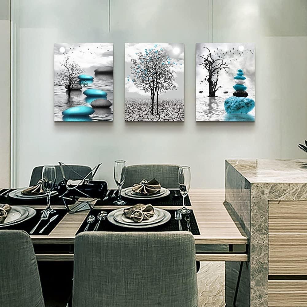Zen Elegance: Our Review of 3-Piece Stone Abstract Wall Art