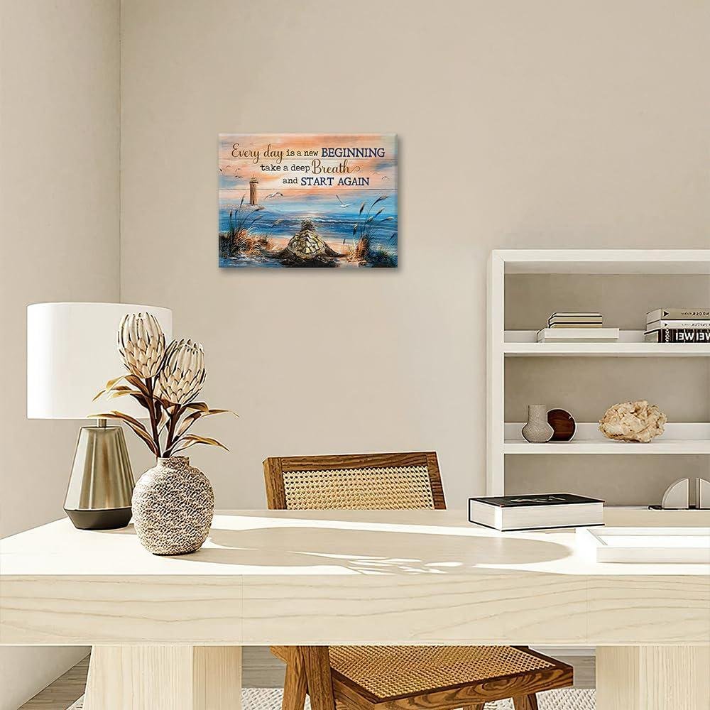 We Review: Sea Turtle Wall Art for Coastal Bathroom bliss