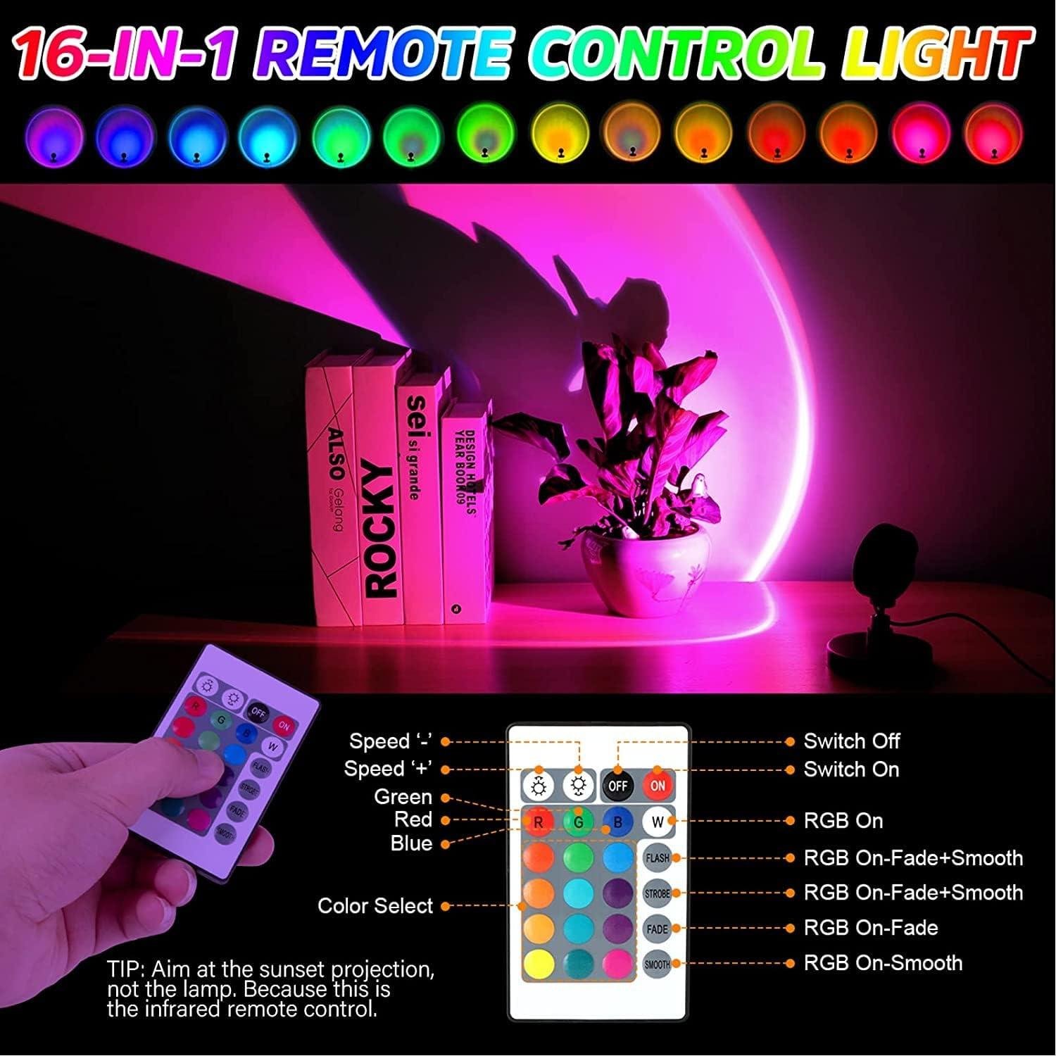 Our ⁢Review of the Balkwan sunset‌ Projection Lamp: Warm, Romantic Glow