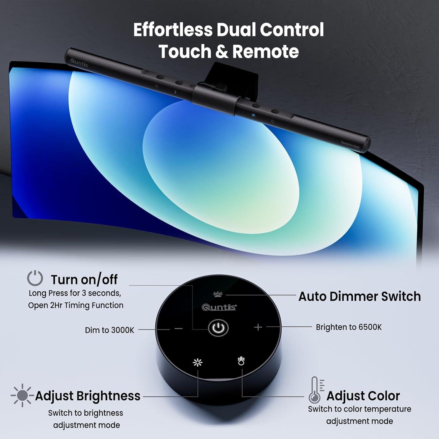 Our Honest take on the Quntis Monitor Lamp: Eye care & quality Light