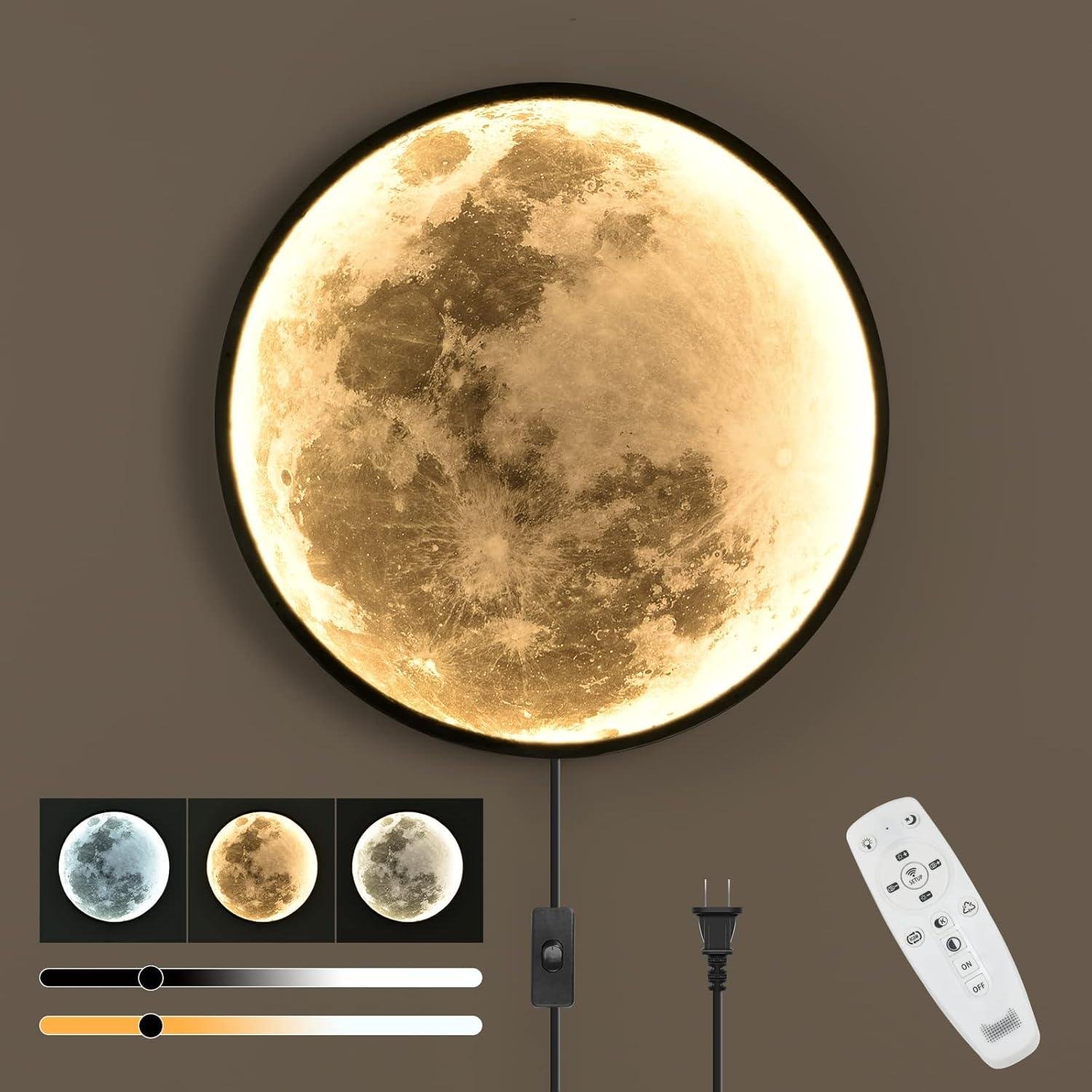 Our Review of the QIYIMEILUX Dimmable Moon⁢ Wall‍ Sconce: Stylish & Versatile