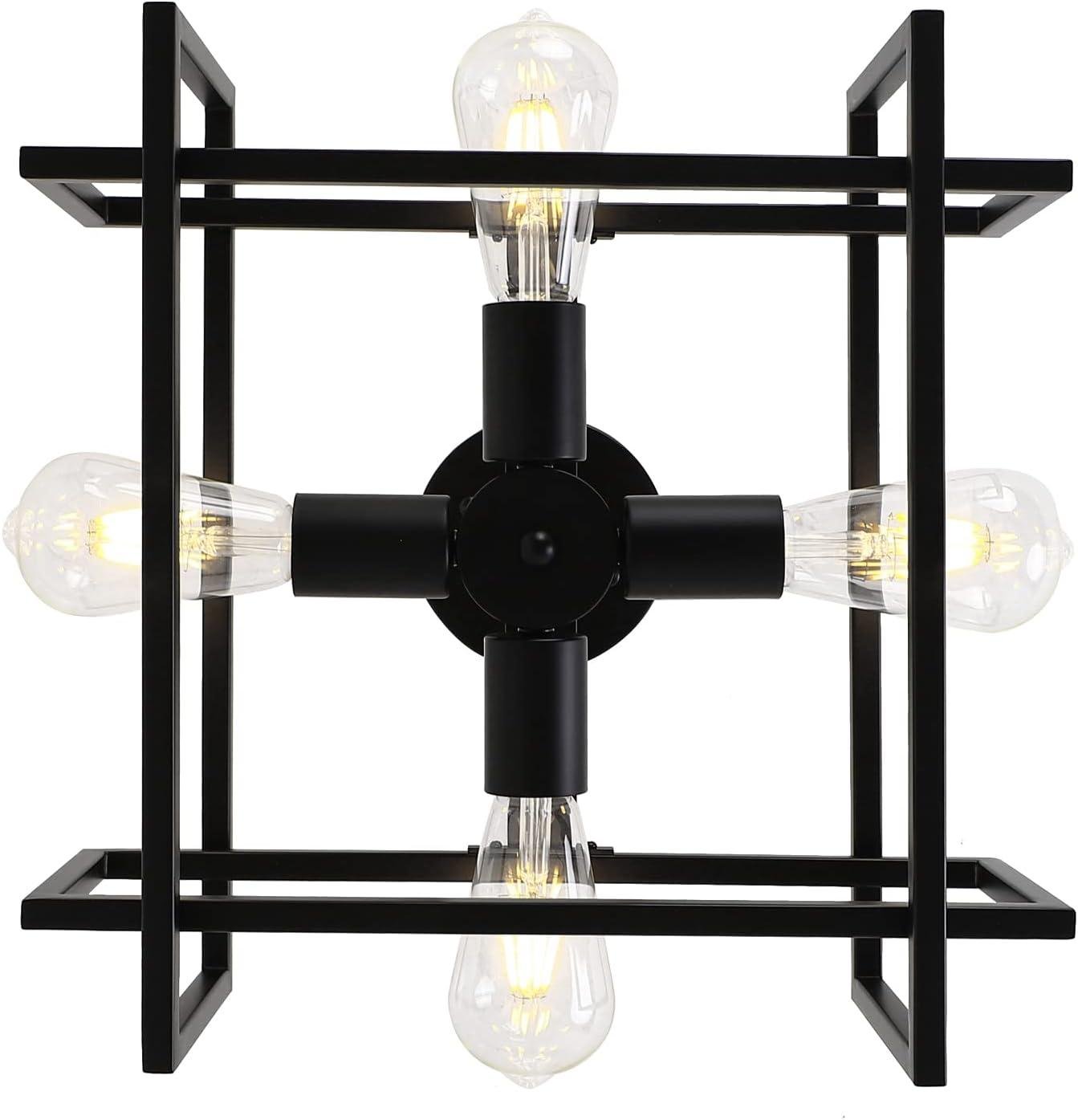 Why We Love the Minyuco 4-Light Black Ceiling Fixture