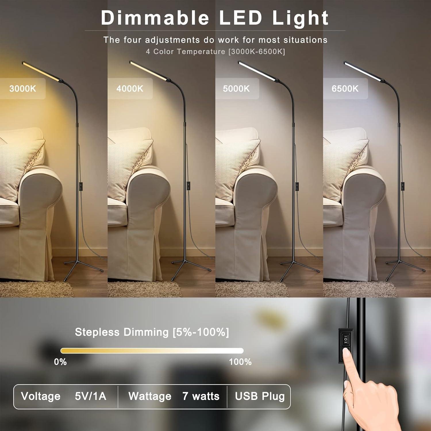 Our Honest Review: Versatile LED Floor Lamp for lash & Makeup Tasks