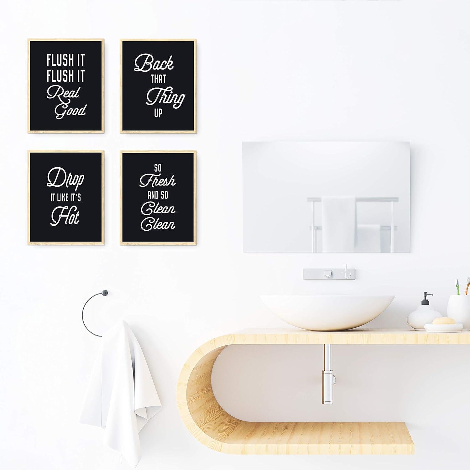 Our Review: Hip Hop Bathroom art That Makes Us Smile