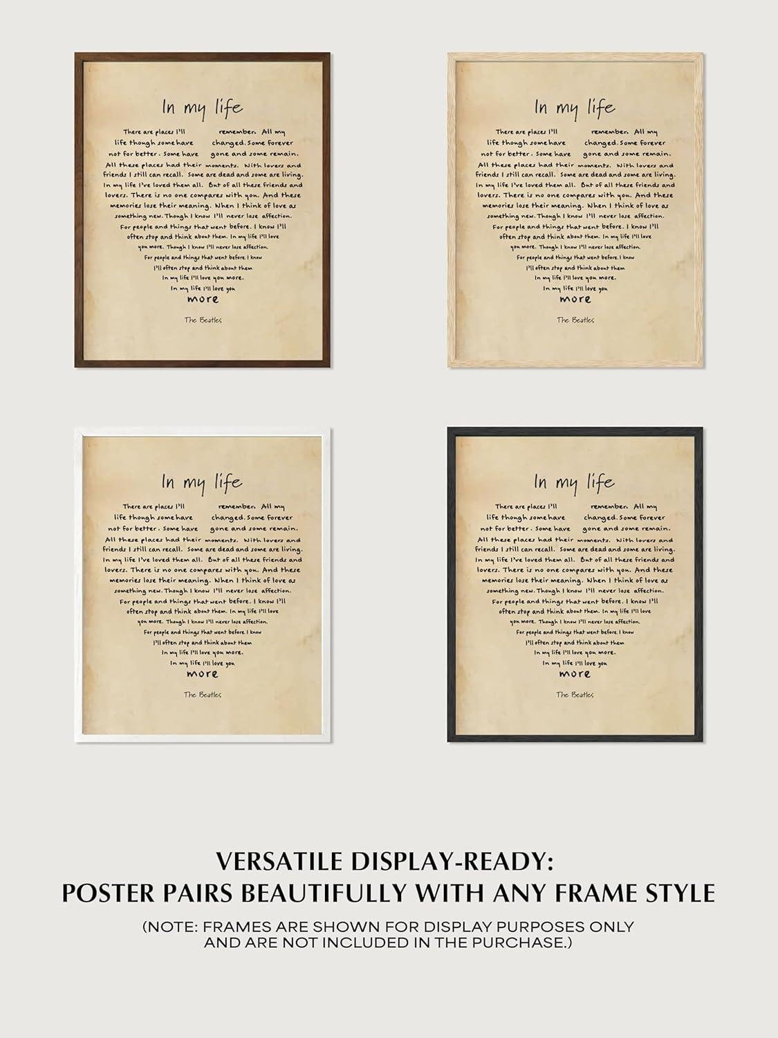 Our Take: Classic Music Lyric Art elevates Any Space