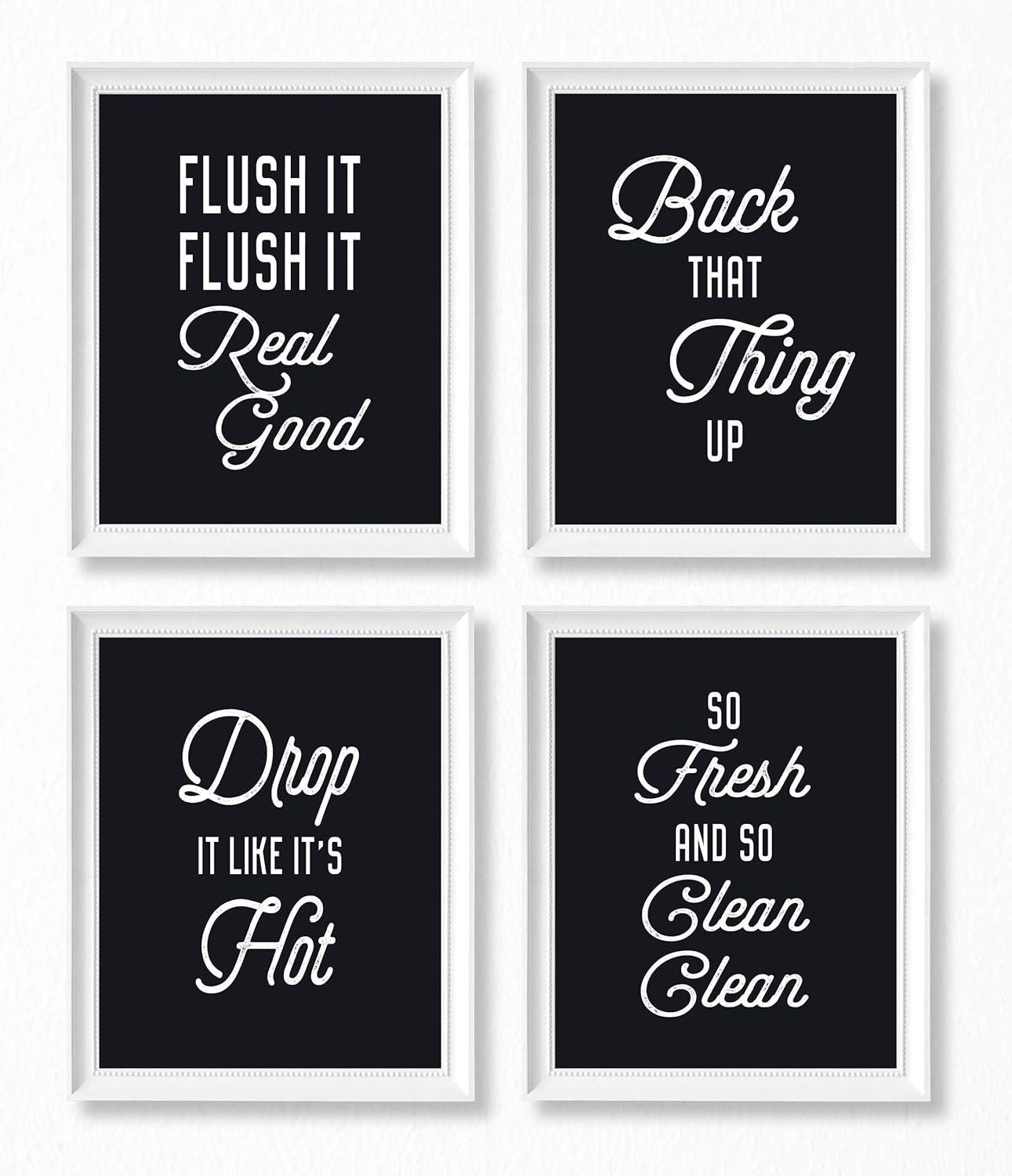 Our Review: Hip Hop Bathroom art That Makes Us Smile