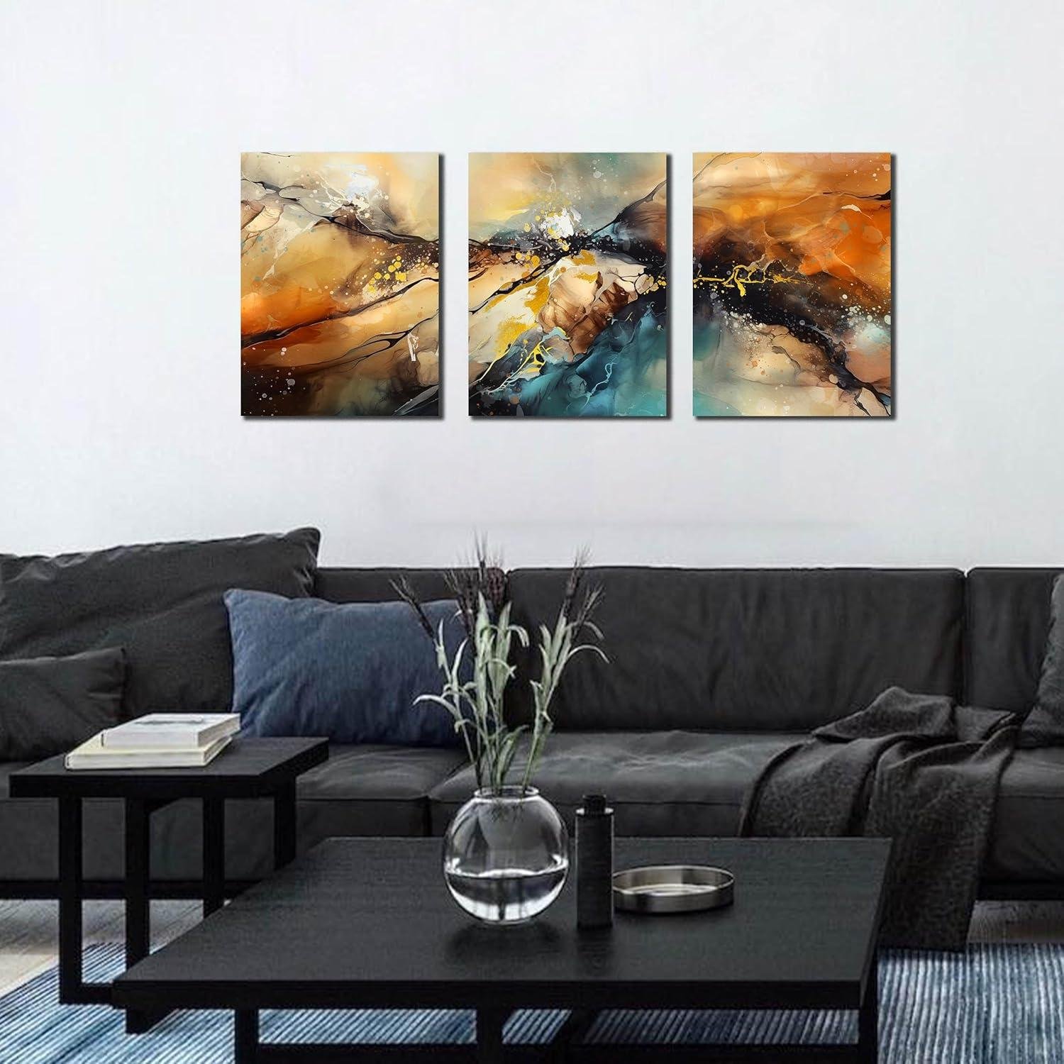Elevating Spaces: Our Review of HUBOSKN Abstract Canvas Art