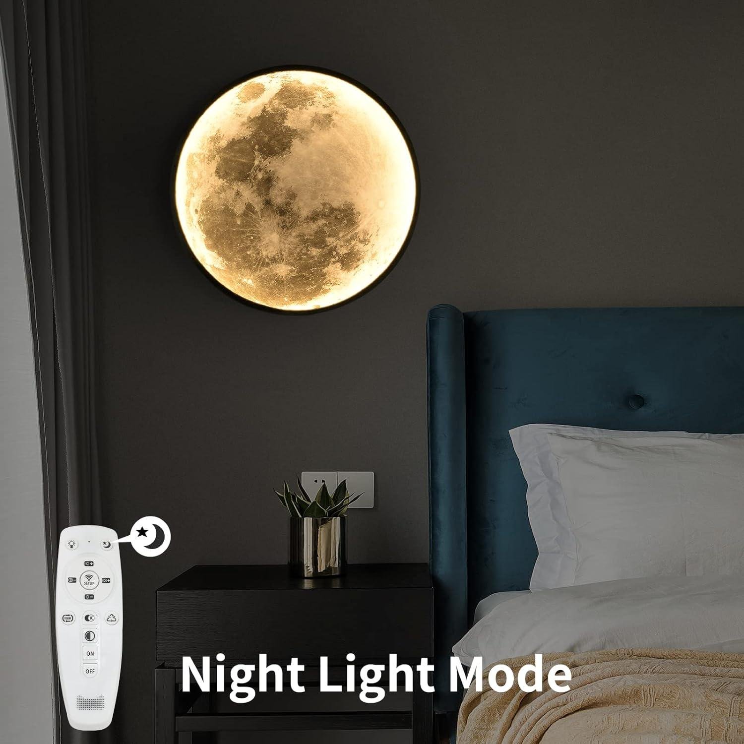 Our ⁣Review of the QIYIMEILUX Dimmable Moon Wall Sconce: Stylish & Versatile