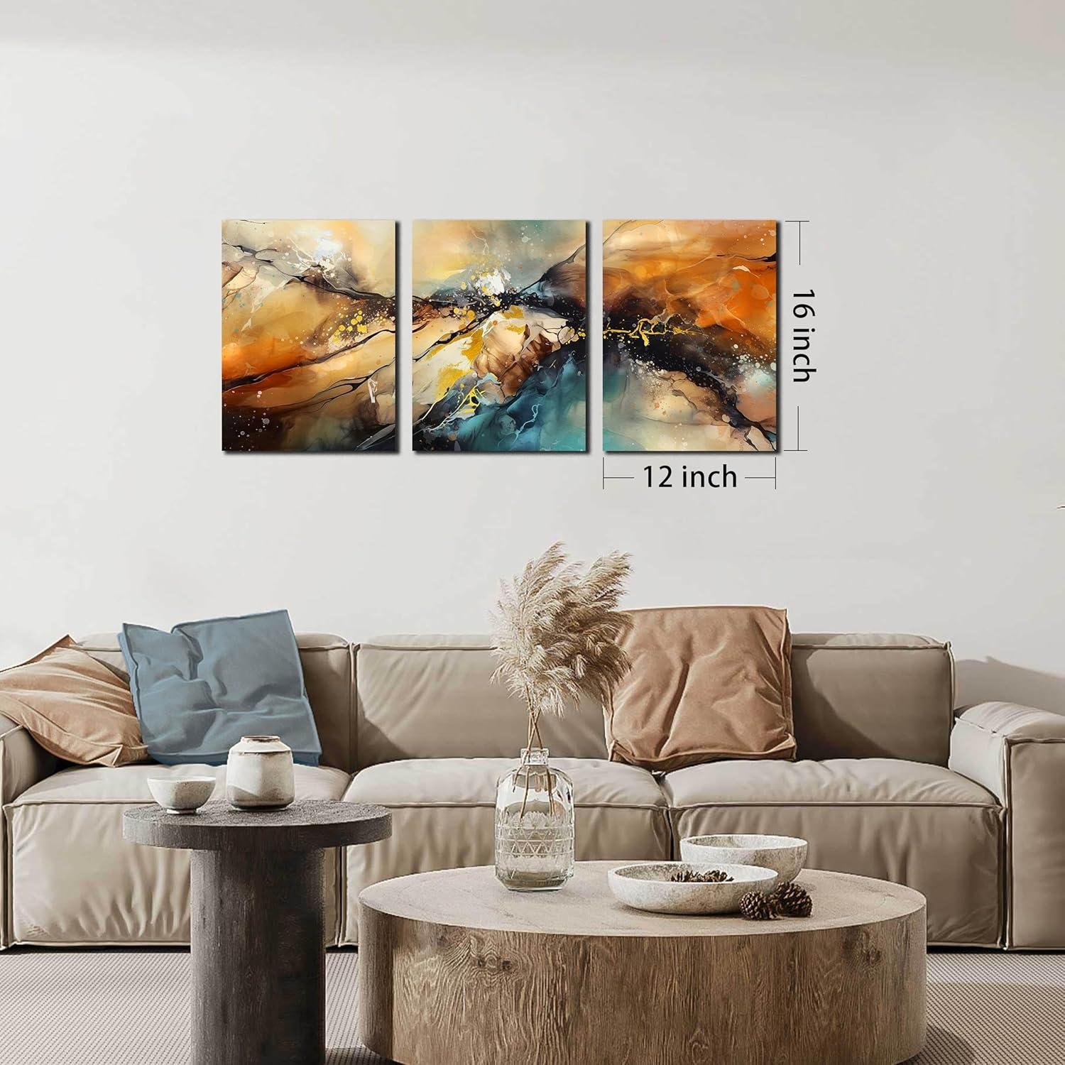 Elevating Spaces: Our Review of HUBOSKN Abstract Canvas Art