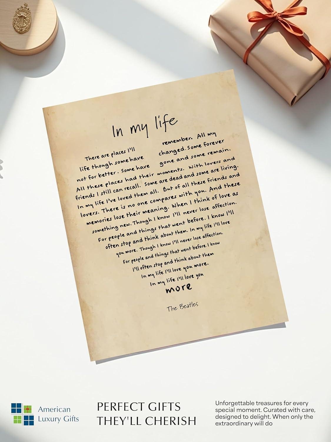 Our Take: Classic Music Lyric Art Elevates Any Space