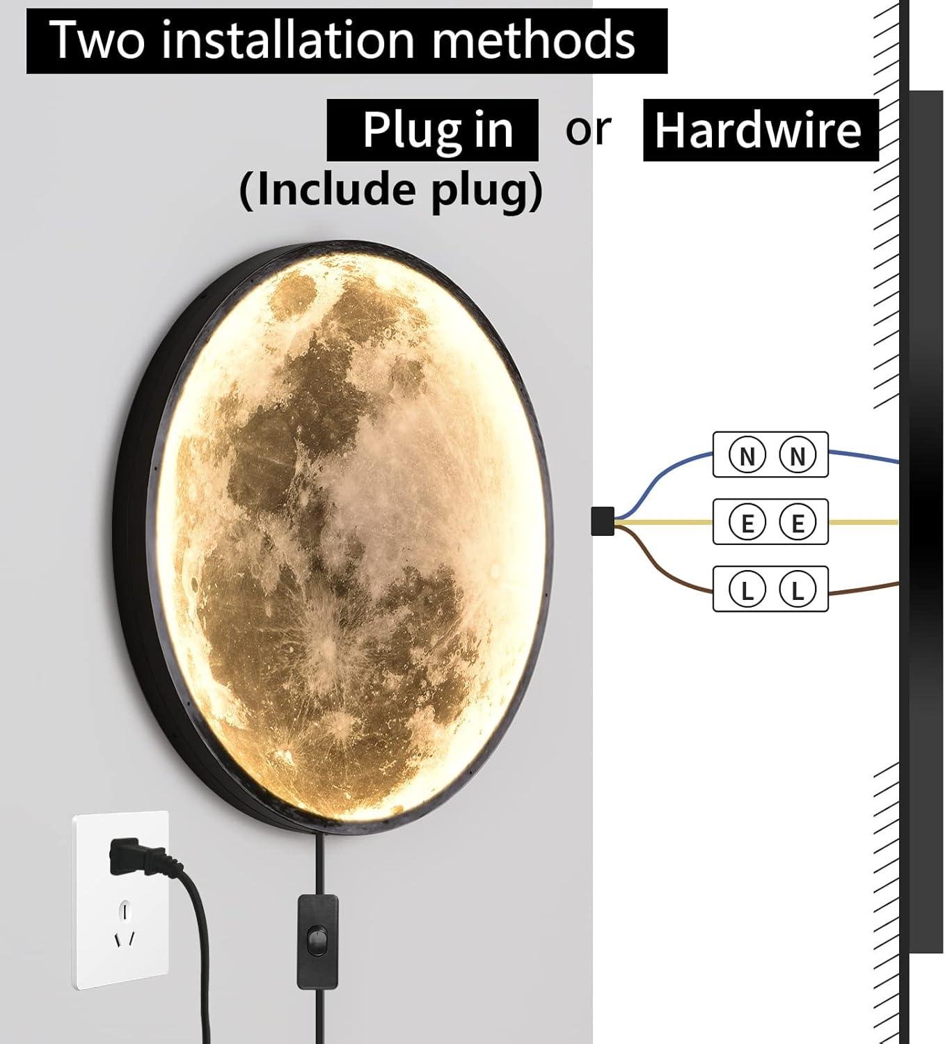Our ‍review of the QIYIMEILUX Dimmable Moon Wall Sconce: Stylish & Versatile