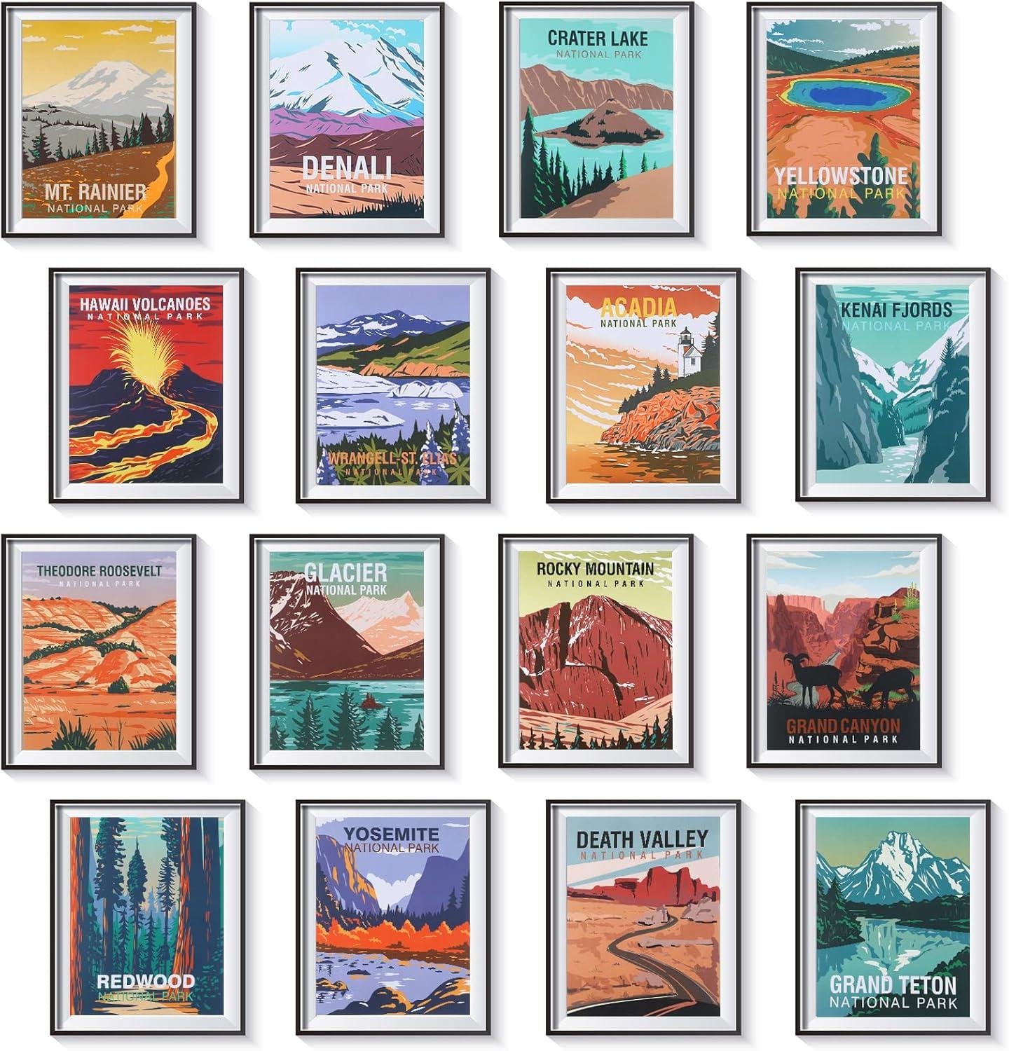 exploring America's Beauty: our​ Review of 16 National Park Vintage Posters