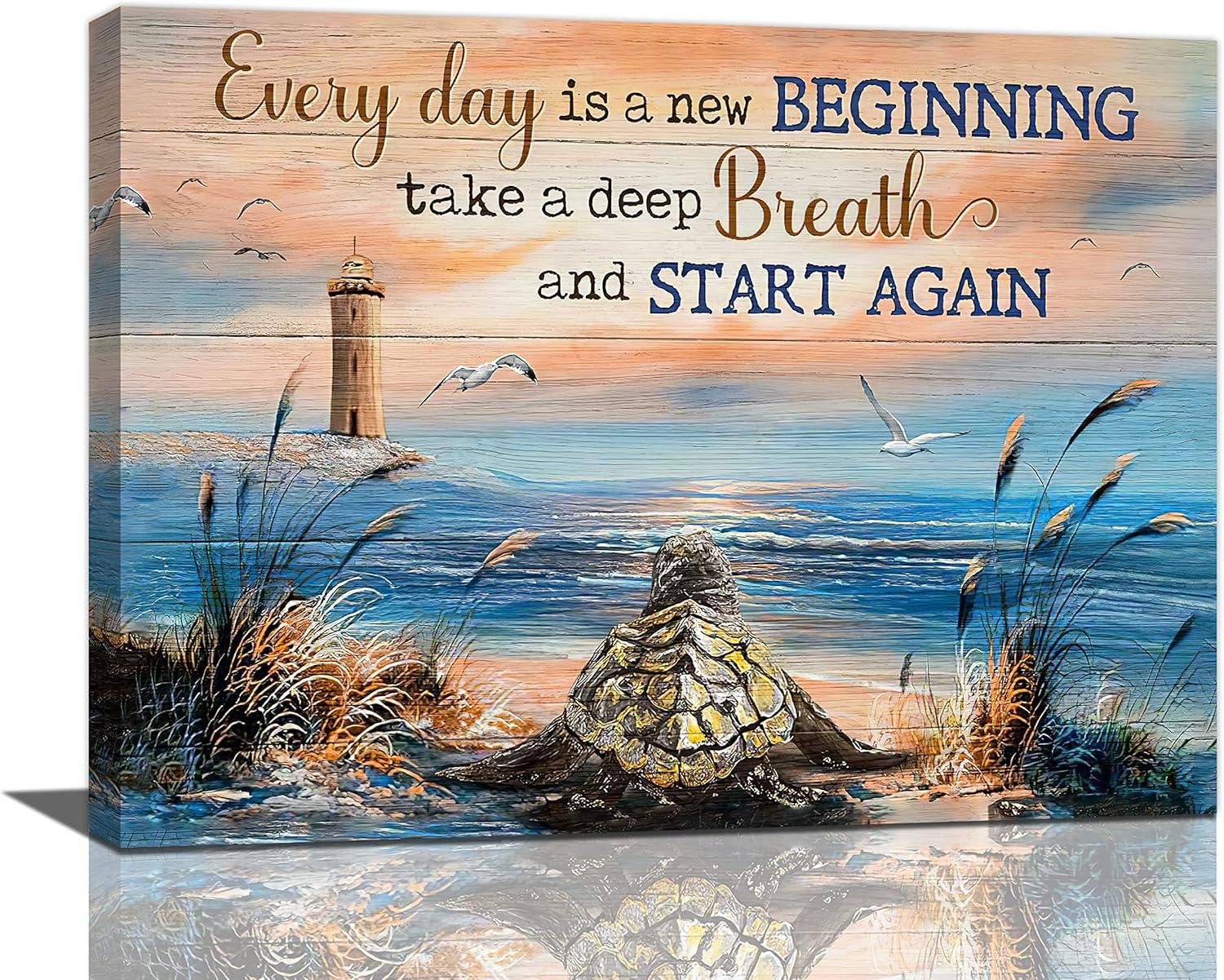 We Review: Sea turtle wall Art for Coastal Bathroom Bliss