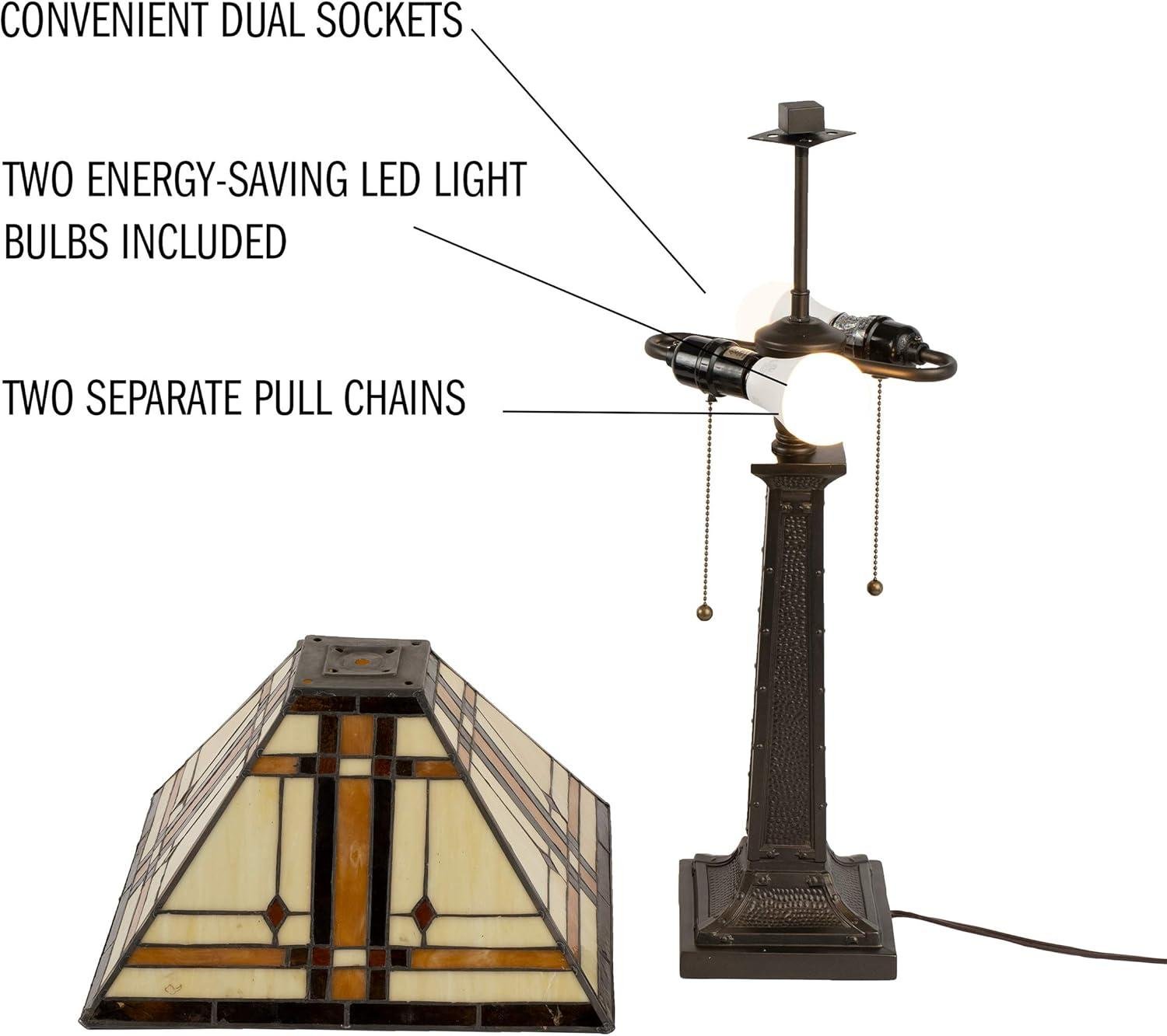Our⁤ Review of the Lavish Home Tiffany-Style Table Lamp: Vintage Charm and LED Efficiency