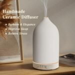 Diffuserlove 160ML Ceramic Essential Oil Diffuser - Aromatherapy Humidifier for Home & Bedroom (6.8" H x 3.6" W) - Image 5