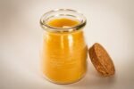 BeeTheLight Beeswax Jar Candle - 100% Pure USA Beeswax, Unscented, 3.3 oz in Glass with Cork Lid. Natural Honey Aroma. - Image 5
