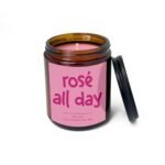 Simply Soson 9oz Rose Scented Candle, Fall Candles, Rose Scent, Aromatherapy Candles, Gifts for Women, Men, Families Friend, Colleague, Birthday, Holiday