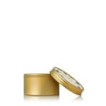 Thymes Travel Tin Holiday Candles - Scented Candles for Home Decor - Winter Scents - Christmas Gifts - Luxury Home Fragrance Gifts for Women & Men - Gold (Frasier Fir, 2.5 oz)