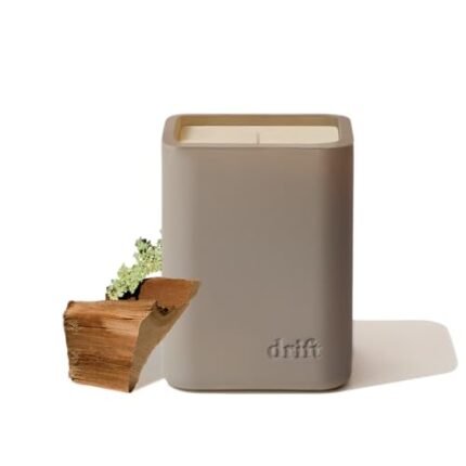 Drift Teak Scented Candle - Home Decor - Fragrance Oil Candle - 60 Day Burn Time - 10.5 oz