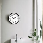 DAXSMY 14-Inch Silent Battery-Operated Wall Clock – Large, Non-Ticking Decor for Home & Office (Black) - Image 7