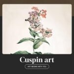 Vintage Wildflower Wall Art Set of 6, Framed Botanical Prints for Rustic Home Decor, 11x14 Inches. - Image 8