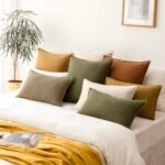 Foindtower 2-Pack 24x24 Inch Light Brown Linen Throw Pillow Covers – Soft Boho Farmhouse Decor for Sofa and Living Room. - Image 7