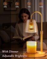 Adjustable Candle Warmer Lamp with Timer - Dimmable Wax Melter for Small Jars, Perfect Gift for Mom - Image 3