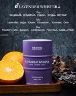 M&SENSE Lavender Soy Candle - 11.6oz, 70-Hour Aromatherapy for Relaxation, Perfect Gift for Mom, Teacher, or Friends. - Image 3