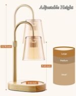 Adjustable Candle Warmer Lamp with Timer - Dimmable Wax Melter for Small Jars, Perfect Gift for Mom - Image 4