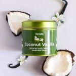 Coconut Vanilla Aromatherapy Candles - 5oz Natural Soy Wax, Non-Toxic, Long-Lasting, Ideal Spa Gift for Women. - Image 6