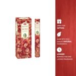 HEM Precious Rose Incense Sticks, 120 Count | Natural Aromatherapy for Stress Relief & Cleansing - Image 3