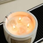 Natural Soy Scented Candles with Healing Crystals – Ideal for Home, Gifts for Men & Women - Image 5