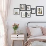 SONGMICS Collage Photo Frames Set: 7 Frames with Mats, 11x14, 8x10, 6x8 Size Options, Black. - Image 7