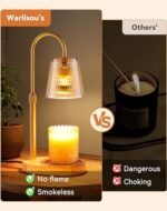 Adjustable Candle Warmer Lamp with Timer - Dimmable Wax Melter for Small Jars, Perfect Gift for Mom - Image 6