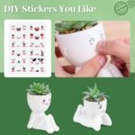 Der Rose 2-Pack Artificial Succulent Plants for Living Room, Bathroom, and Office Decor - Image 5