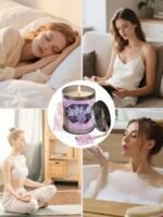 8oz Vanilla Soy Candle in Gift Box | 50 Hour Burn | Ideal for Birthdays, Mother's Day, Christmas - Image 6