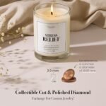 Foreverwick Stress Relief Candle | Diamond Gift Candle | Relaxing Aromatherapy | 70-Hour Burn Time - Image 3