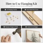 Framed Vertical Vintage Tree Wall Art - Large Black and Beige Rustic Canvas 20x40" for Living Room, Office, or Foyer. - Image 6