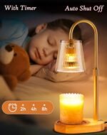 Adjustable Candle Warmer Lamp with Timer - Dimmable Wax Melter for Small Jars, Perfect Gift for Mom - Image 2