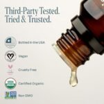 Cliganic Organic Essential Oils Set (Top 5 Classics) - 100% Pure & Natural - Aromatherapy & Candle Making: Peppermint, Lavender, Eucalyptus, Lemongrass, & Orange. - Image 6