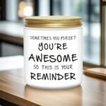 BFJLIFE Inspirational Candles – Unique Gifts for Women: Galentine's, Valentine's, Christmas, Birthdays, Relaxation & Self-Care. Lavender Scented for Her. - Image 4