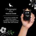 butter LONDON Champagne Fizz Massage Candle - Hydrating Soy & Coconut Oil Blend, Vegan & Cruelty-Free, 2.8 oz - Image 2