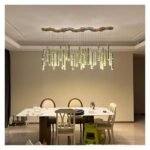 Modern Luxury LED Chandelier Ceiling Long Tube Combination Lighting Living Room Dining Room Decor Hanging Lights
