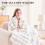 Cozy Faux Fur Twin Blanket, 1000 GSM Plush Sherpa for Couch & Bedroom - Perfect Gift for Women! - Image 4