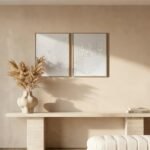 Artiluxy 3D Minimalist Textured Wall Art Set (2 PCS) – 16x20" Neutral Canvas for Living Room & Bedroom Decor - Image 5